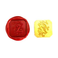ref: 683-2: Pastille de Sceau " Gothique enluminé "