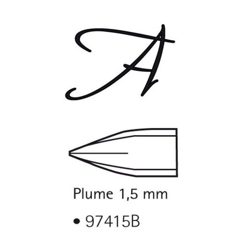 Ref: 0002437-5: Brause Calligraphy Fountain Pen