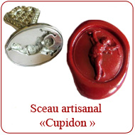 Sceau artisanal '' Cupidon ''